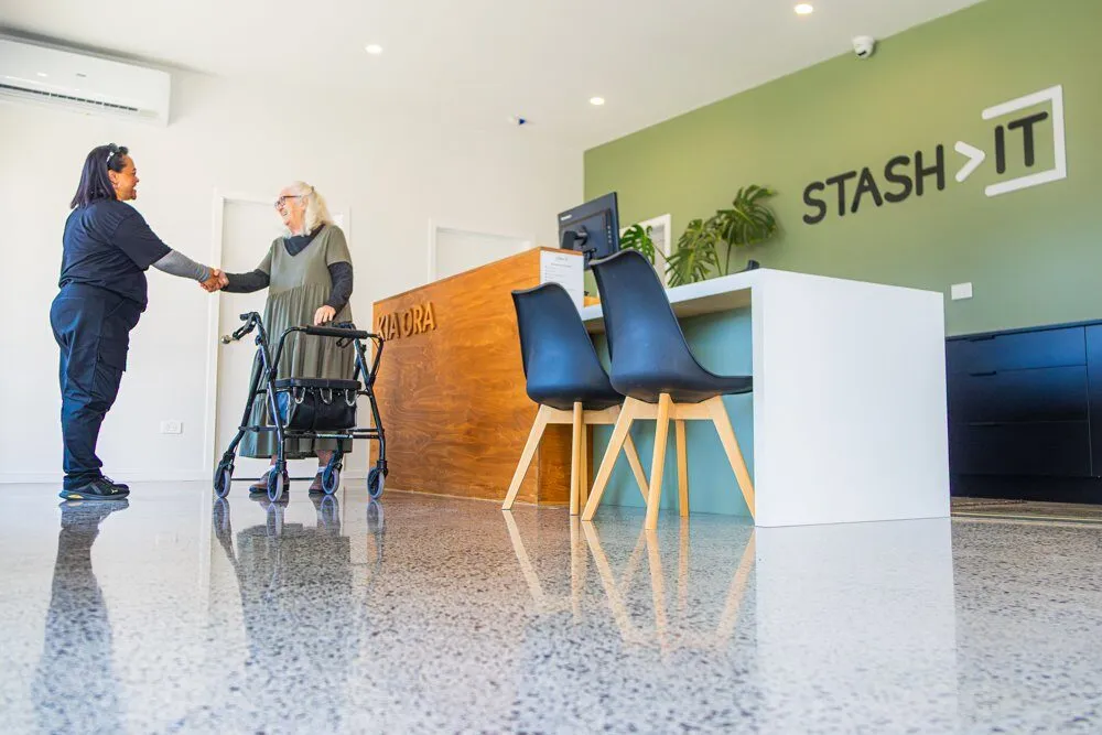 Friendly service at the Stash-It Hamilton office